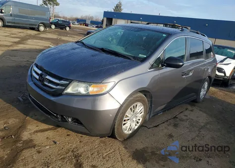 2014 Honda Odyssey Lx from USA, damaged, VIN 5FNRL5H29EB047182